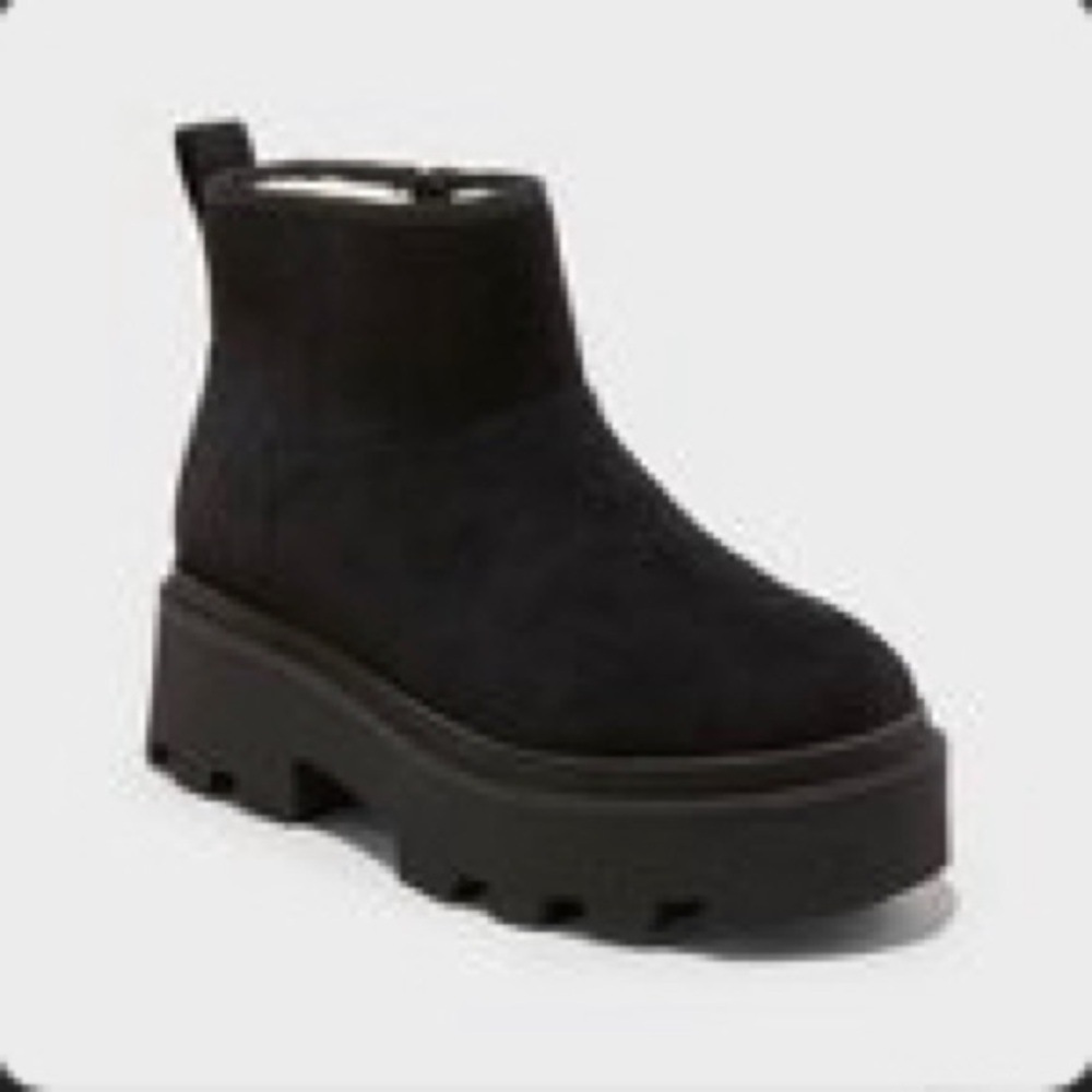 Faux Fur Platform Boots